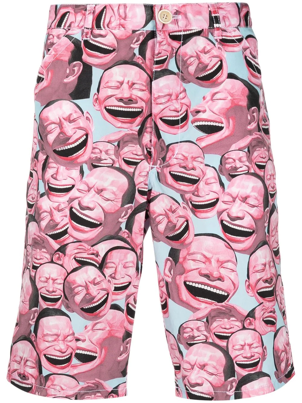 Laughter print shorts - 1