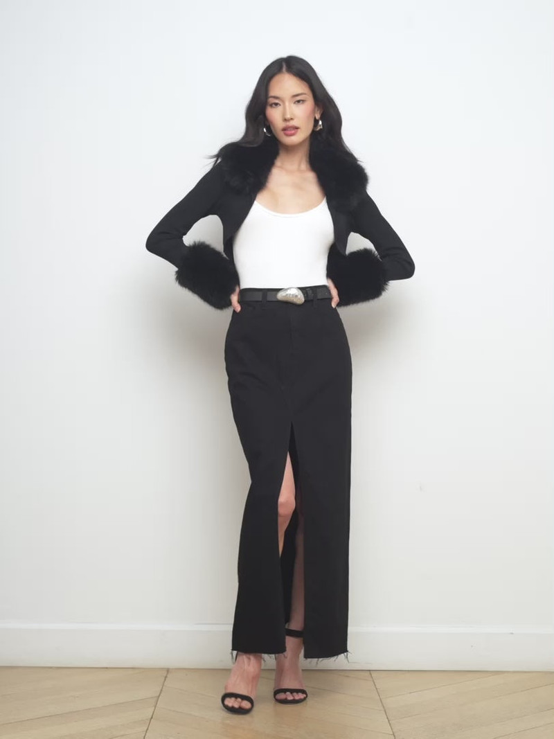 Haru Faux Fur Shrug 8