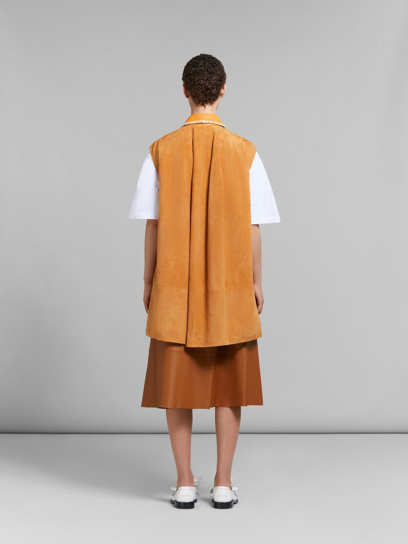 ORANGE SUEDE와 NAPPA PATCHWORK 드레스 3