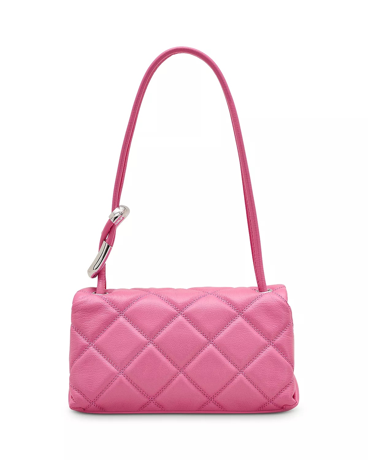 The Quilted Mini Dual Shoulder Bag - 6