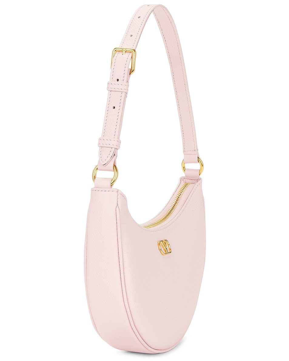V Logo Signature Mini Hobo Bag - 4