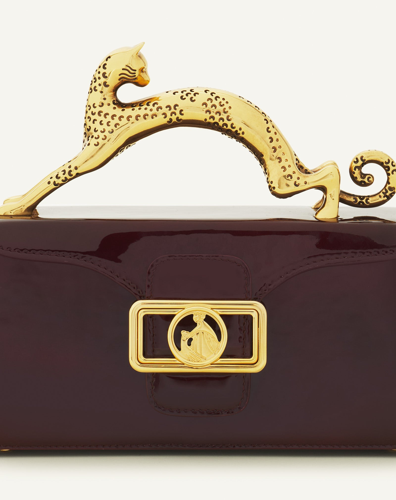 PENCIL CAT NANO PATENT LEATHER BAG - 7