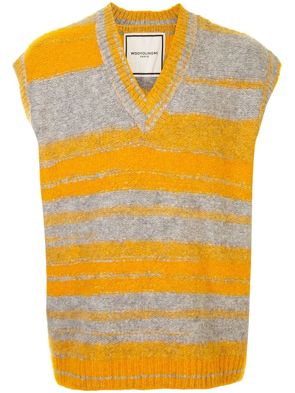 striped sweater vest - 1