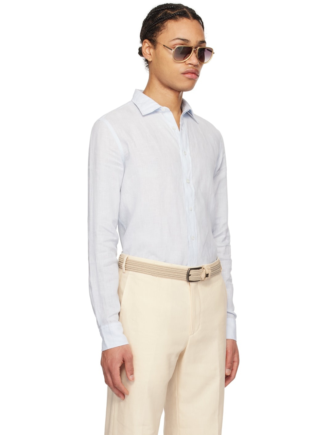 Blue Button Shirt - 2