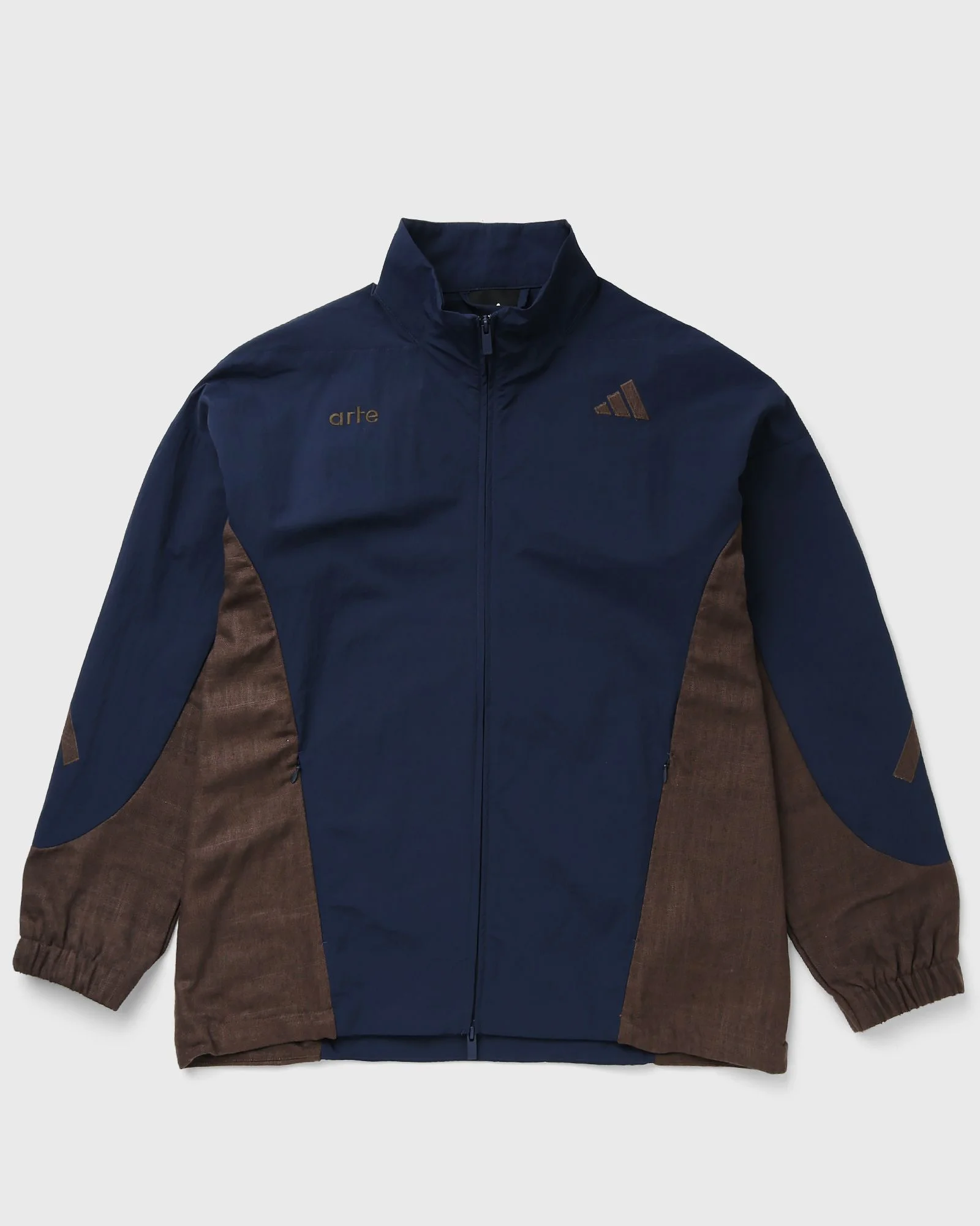 X ARTE ANTWERP Z.N.E. MATERIAL MIX FULL-ZIP TRACKTOP - 1