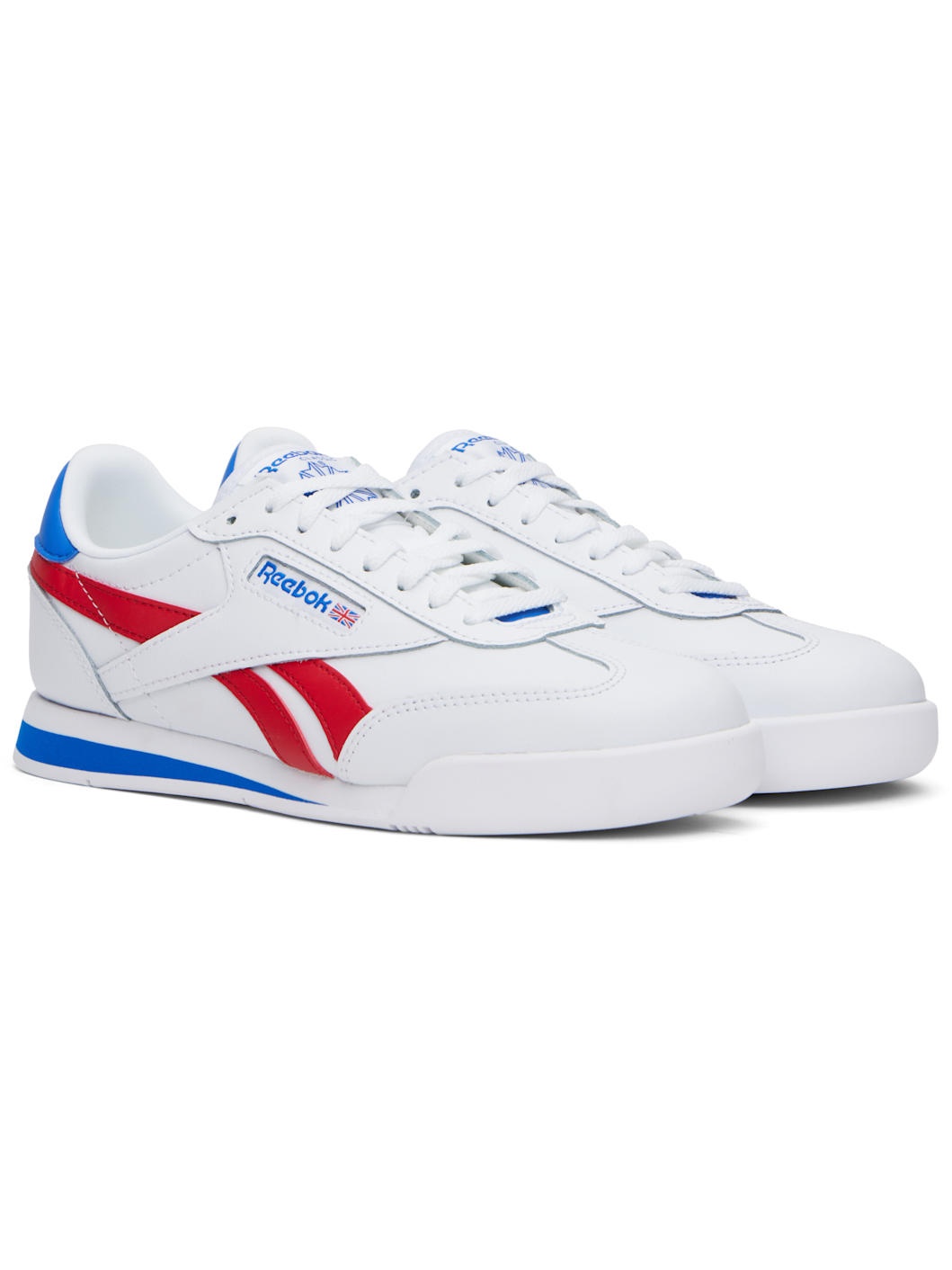 White & Blue Campio XT Sneakers - 4