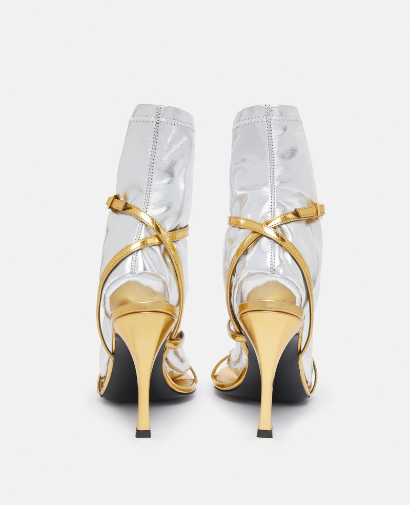 Stella McCartney Double-Chromatic Sock-Effect Heeled Boots outlook