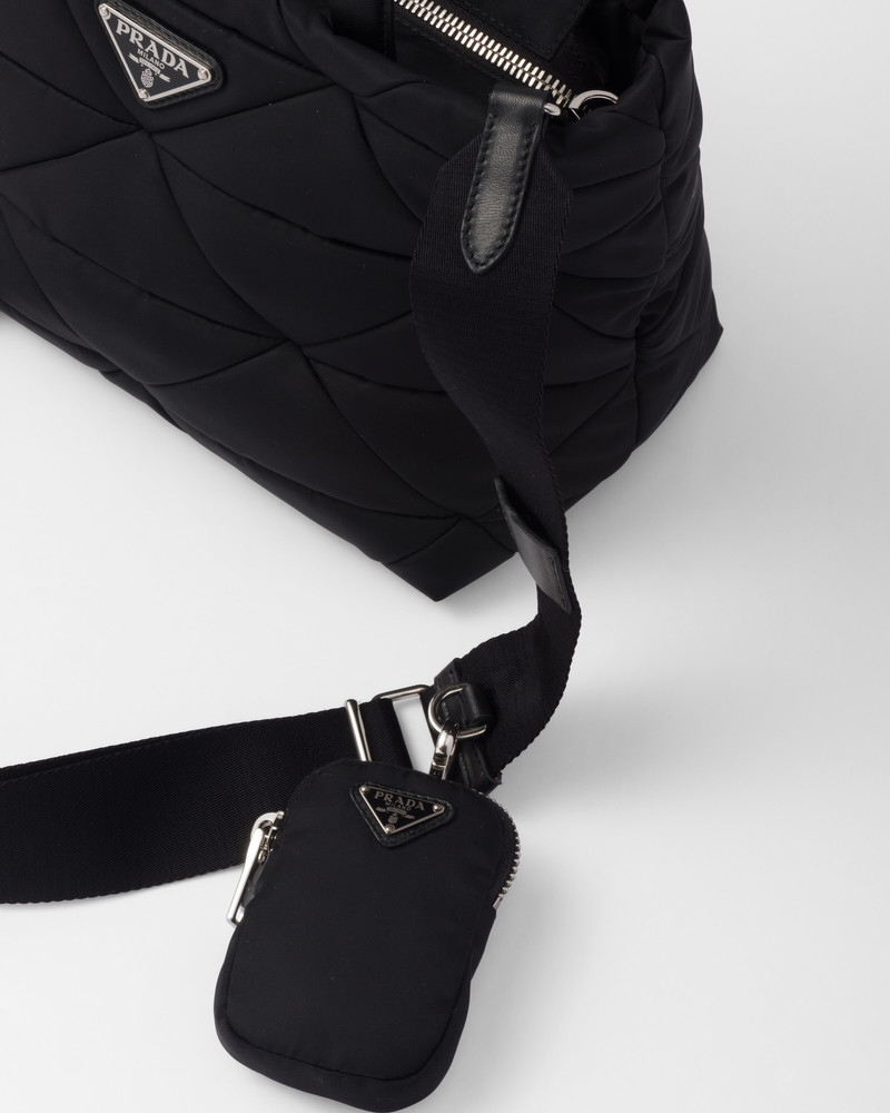 Padded Re-Nylon tote bag 7