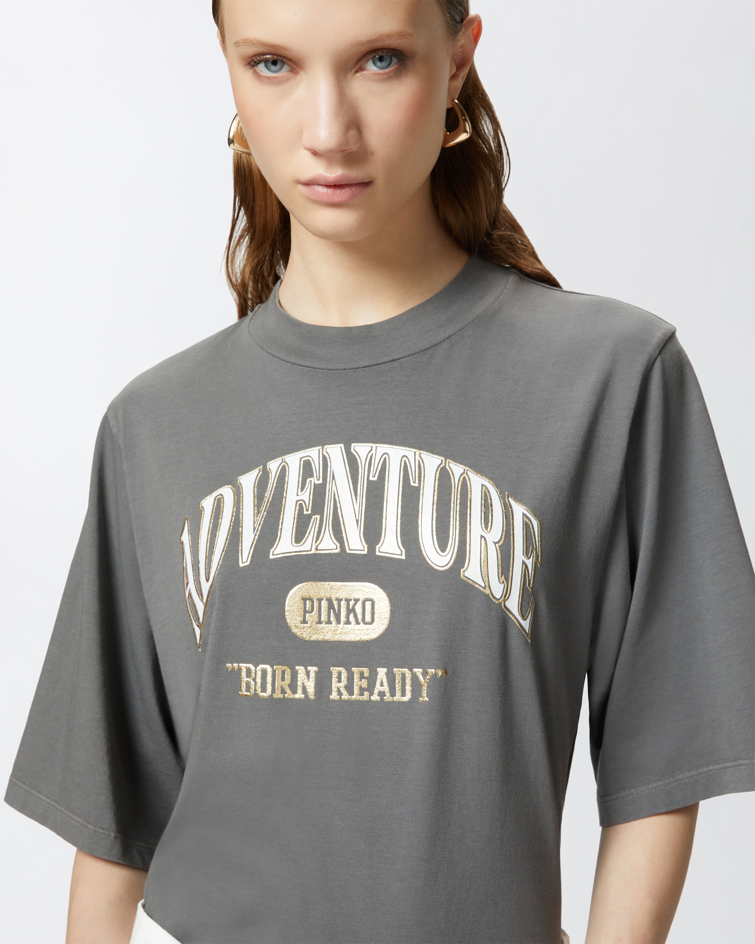PINKO ADVENTURE SHORT-SLEEVED T-SHIRT - 5