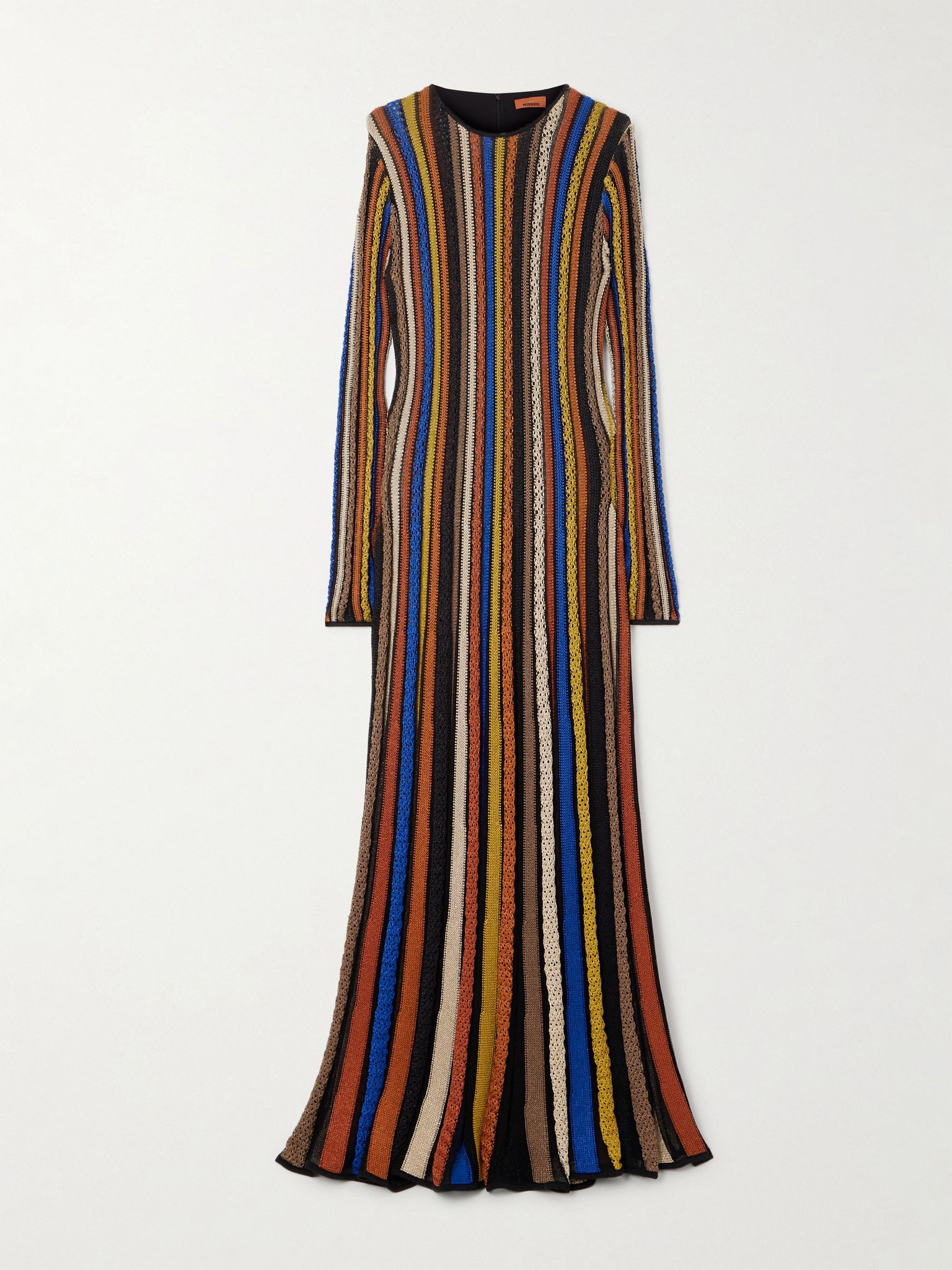 Albie striped knitted maxi dress Multi - 1