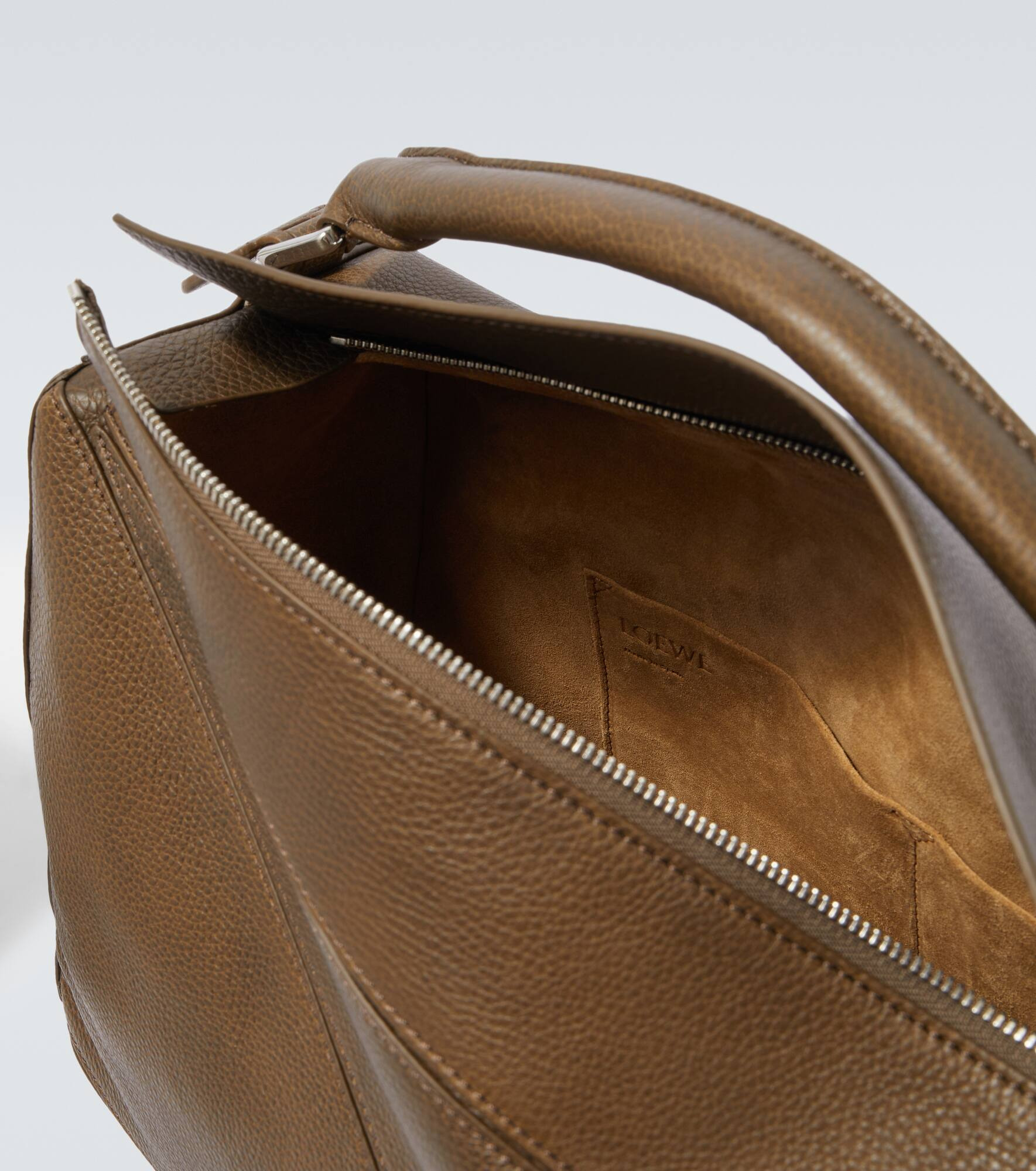 Puzzle Large leather tote bag - 4