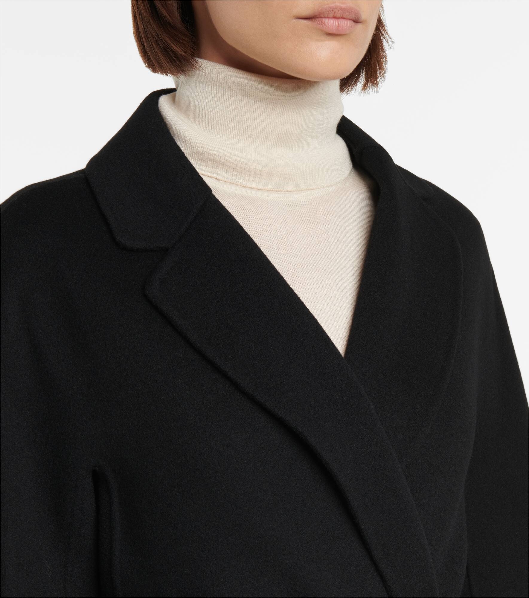 Esturia belted virgin wool coat - 4