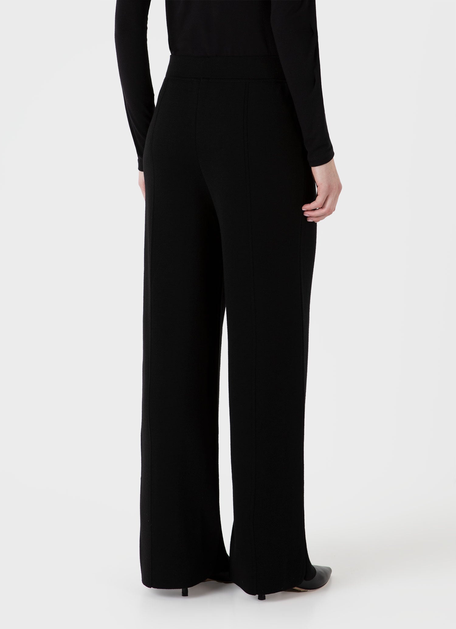 Merino Milano Knit Trouser - 3