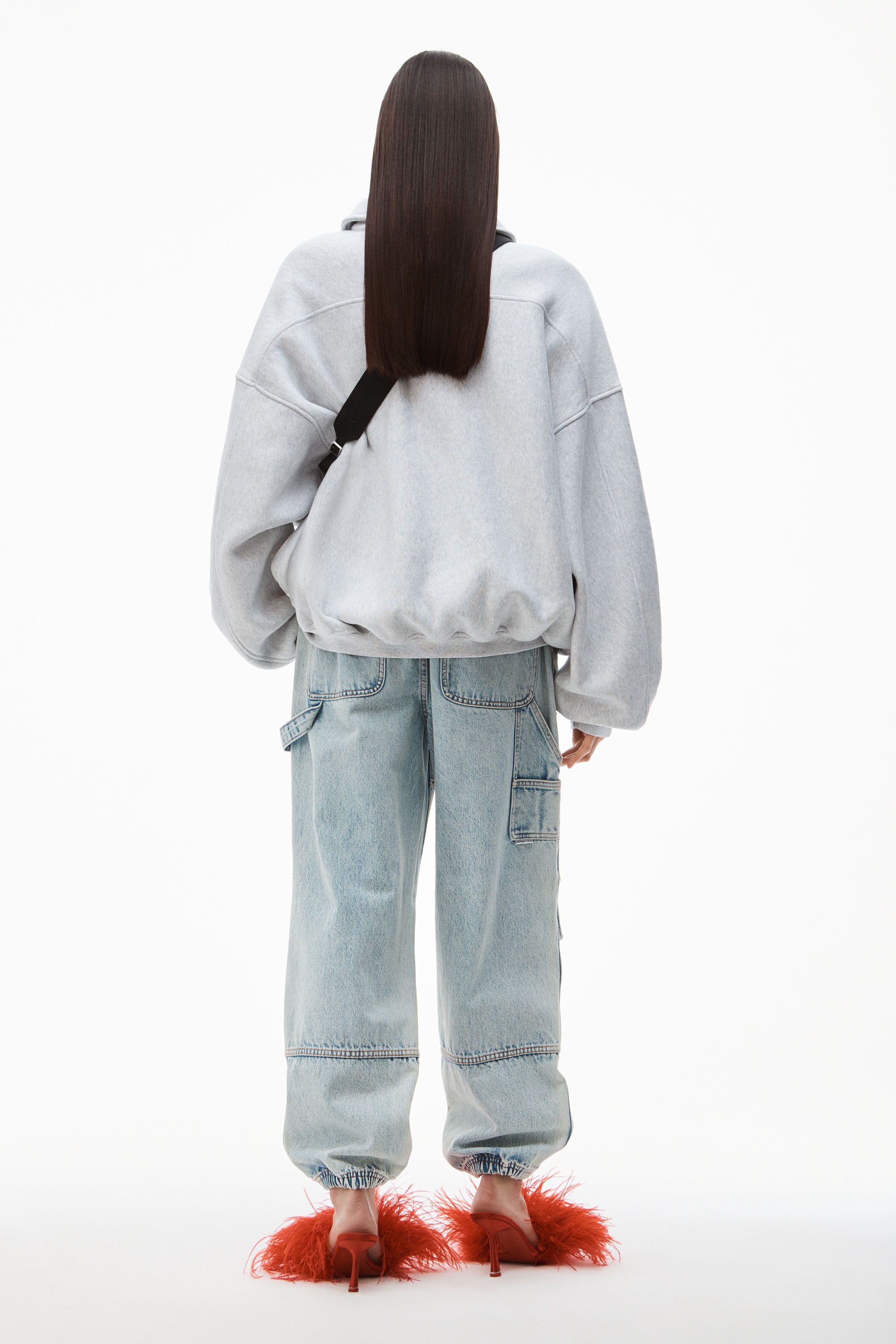 DOUBLE FRONT CARPENTER PANT IN DENIM - 5