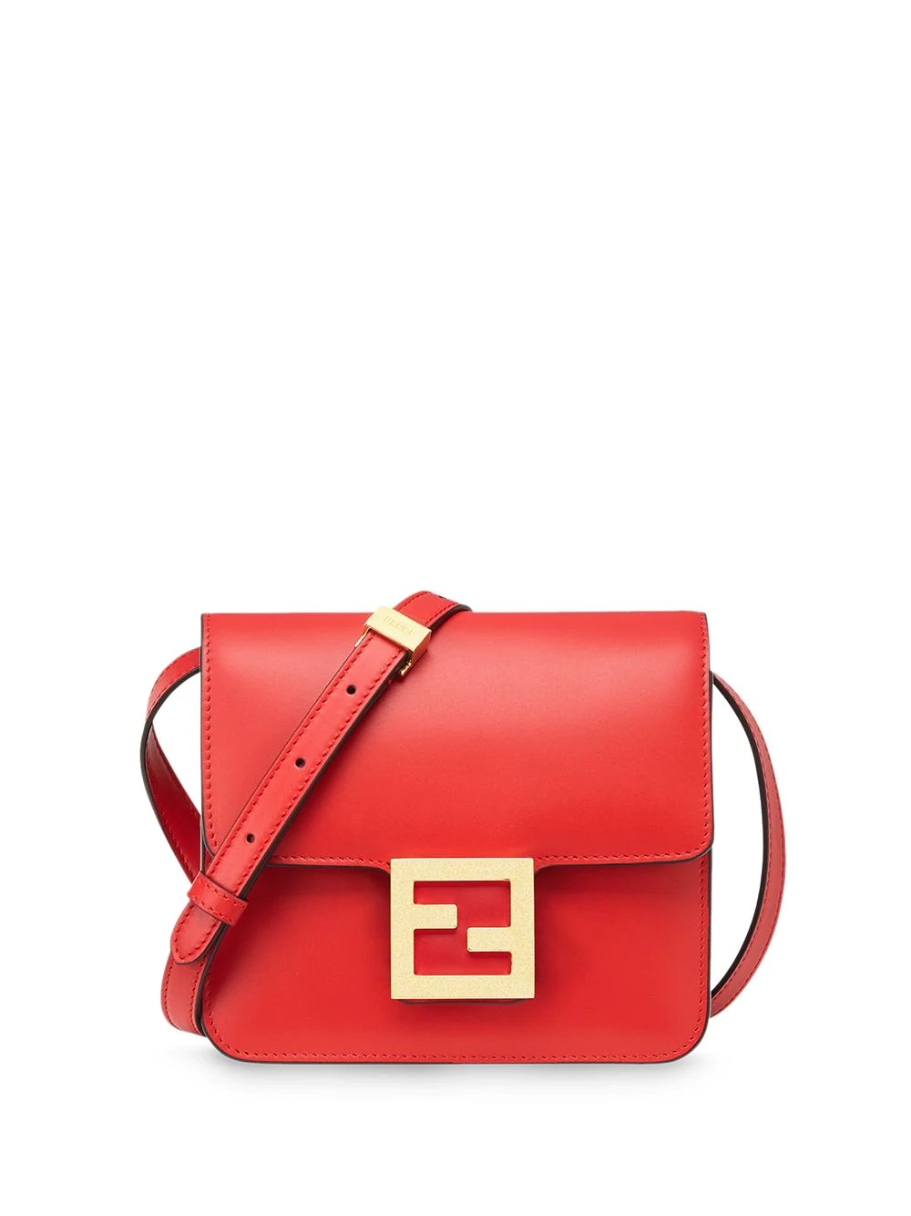 Fendi Fab logo shoulder bag - 1