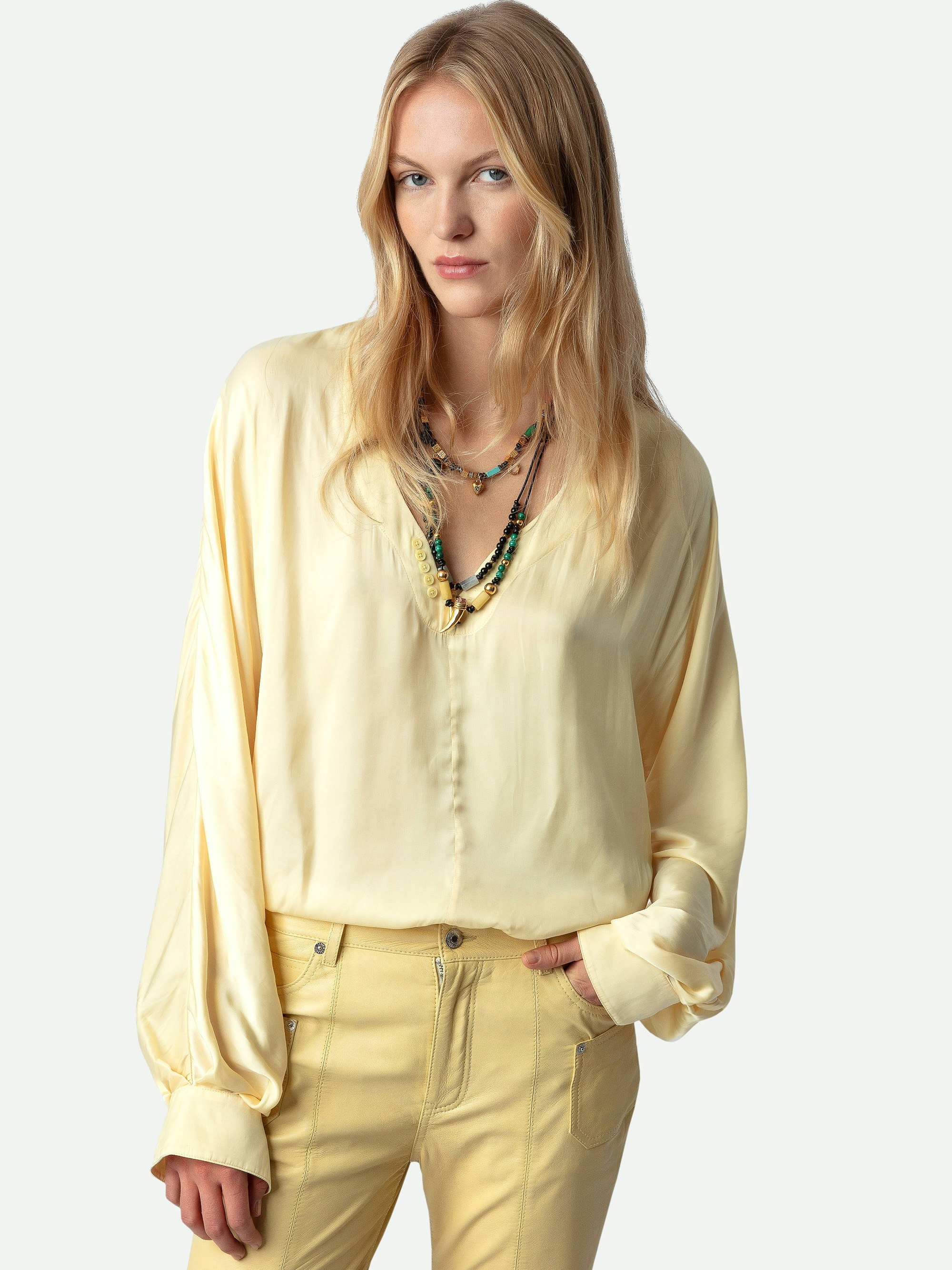 Tonastir Satin Blouse - 9