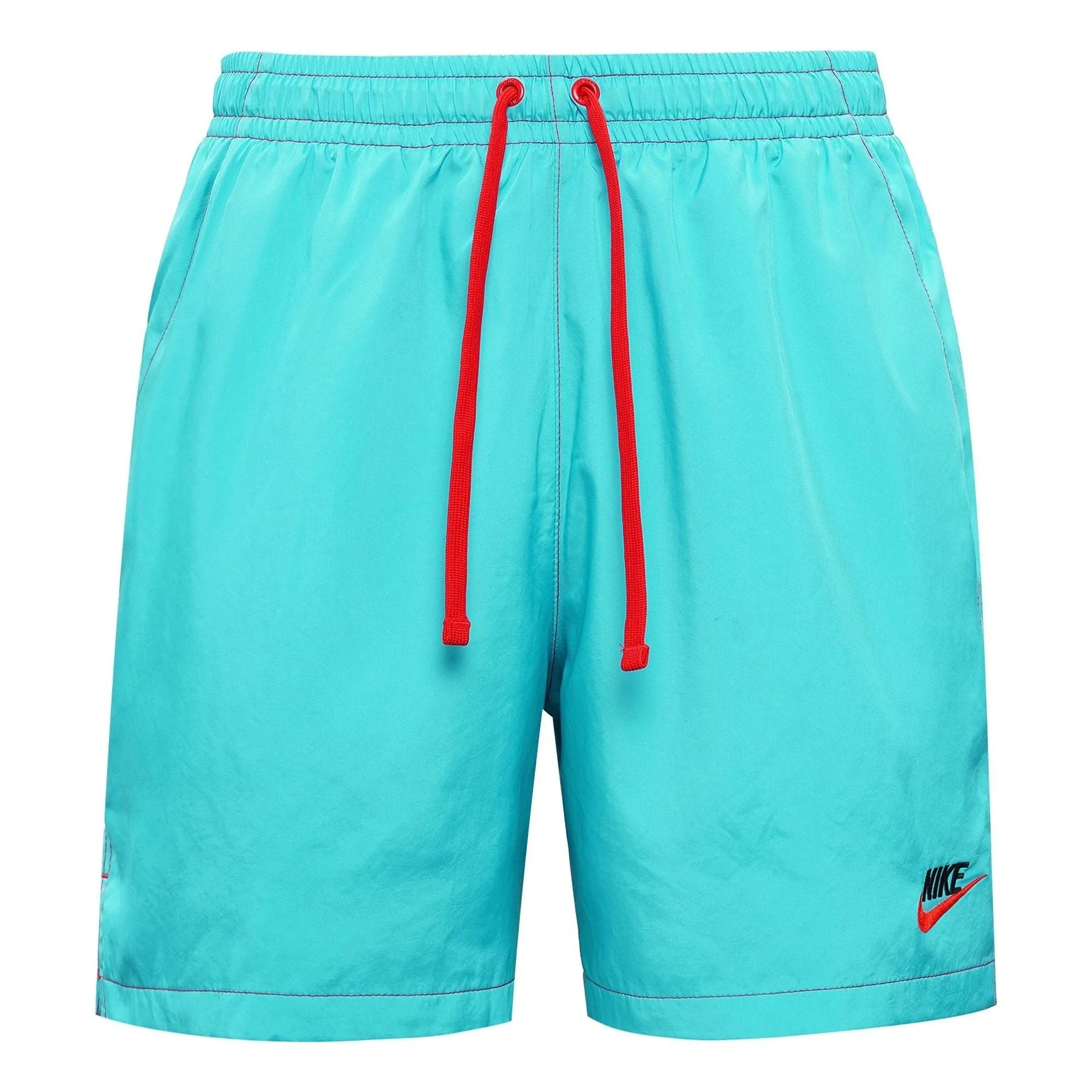 Nike Logo Embroidered Training Sports Woven Shorts Blue AR2383-447 - 1