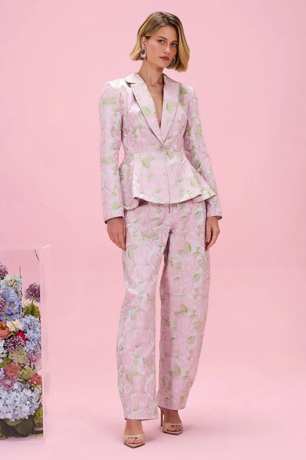 GARDEN JACQUARD PANTS - 1