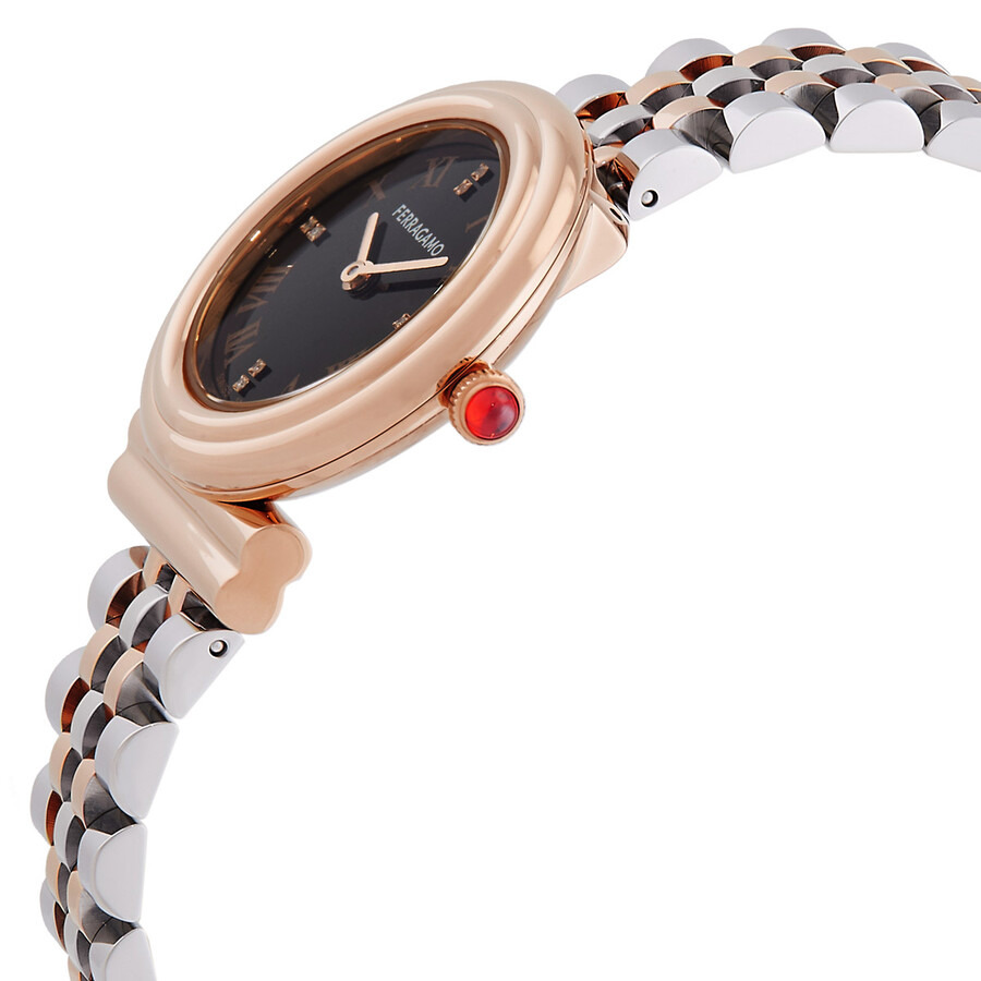 Ferragamo Gancini Quartz Black Dial Ladies Watch SFMV01824 - 2