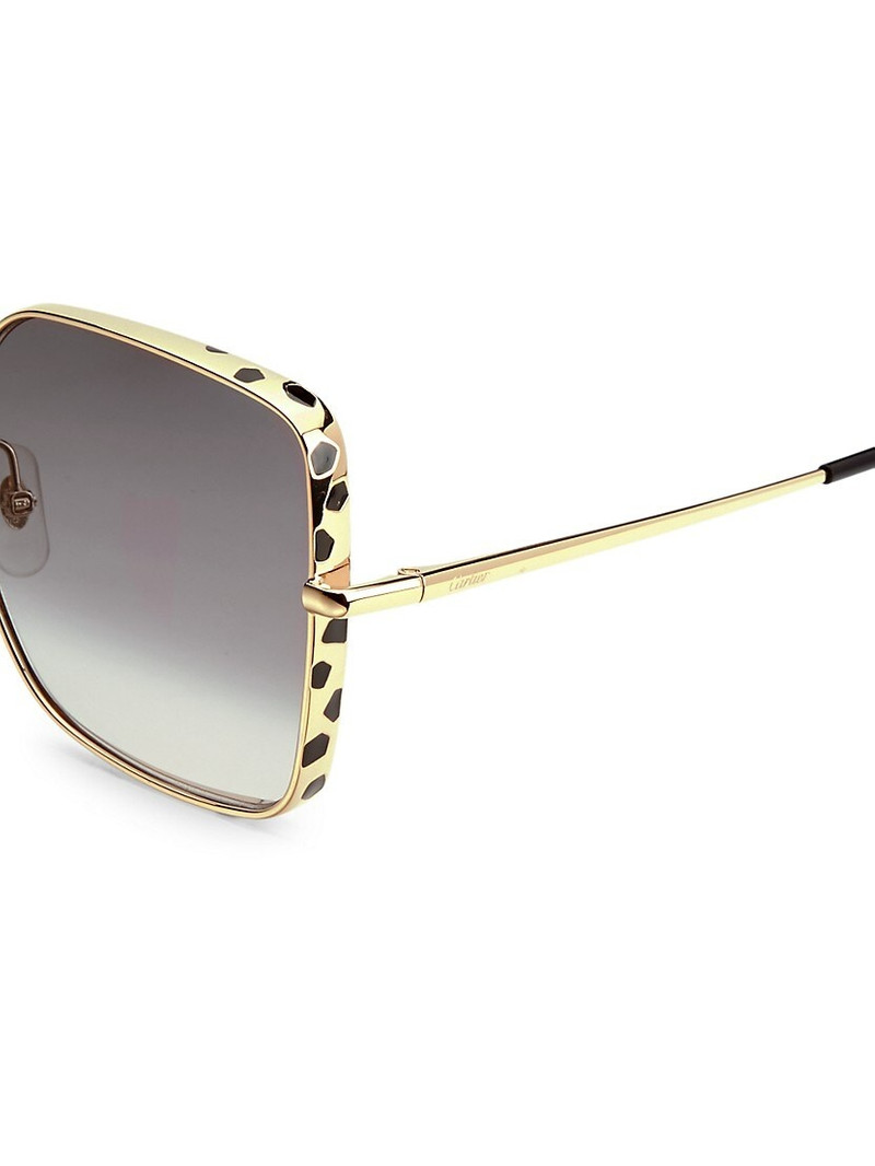 Panthère De Cartier 59MM Square Sunglasses 3
