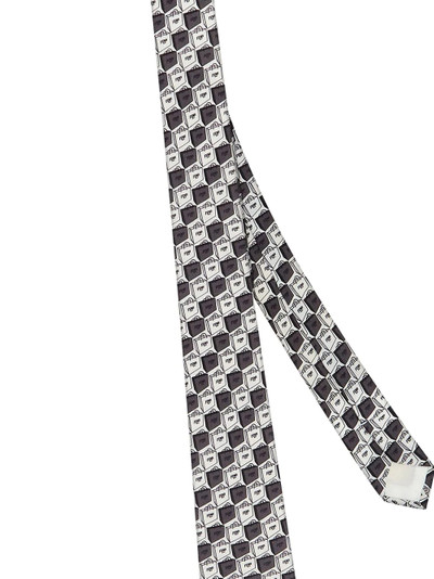 FENDI Fendi packaging-print tie outlook