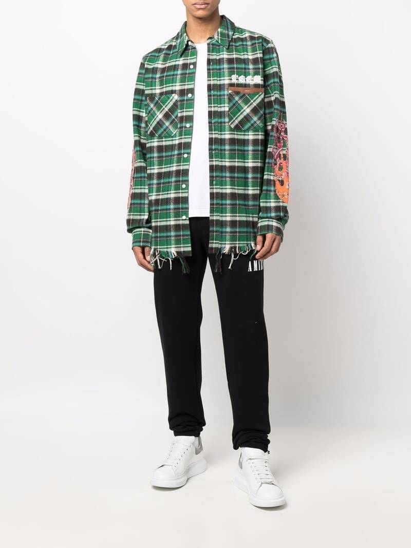 AMIRI x The Great City Workshop checked shirt outlook
