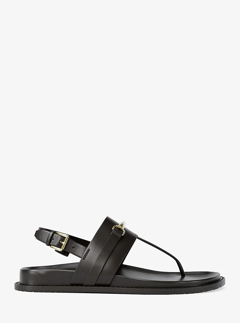 Carson Leather T-Strap Sandal - 1