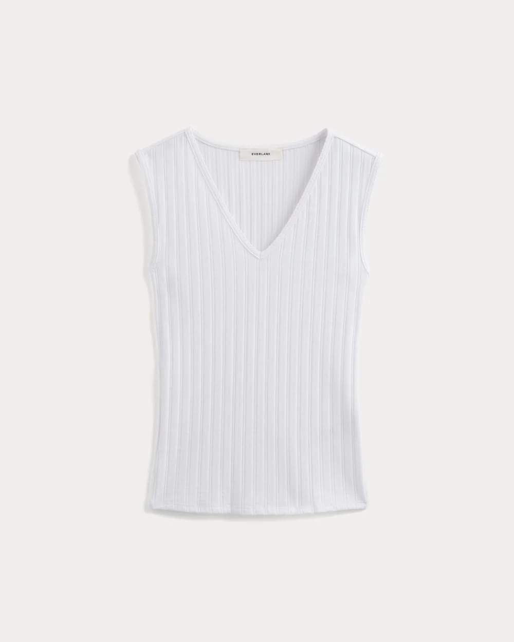 V-NECK TANK IN POINTELLE - 1