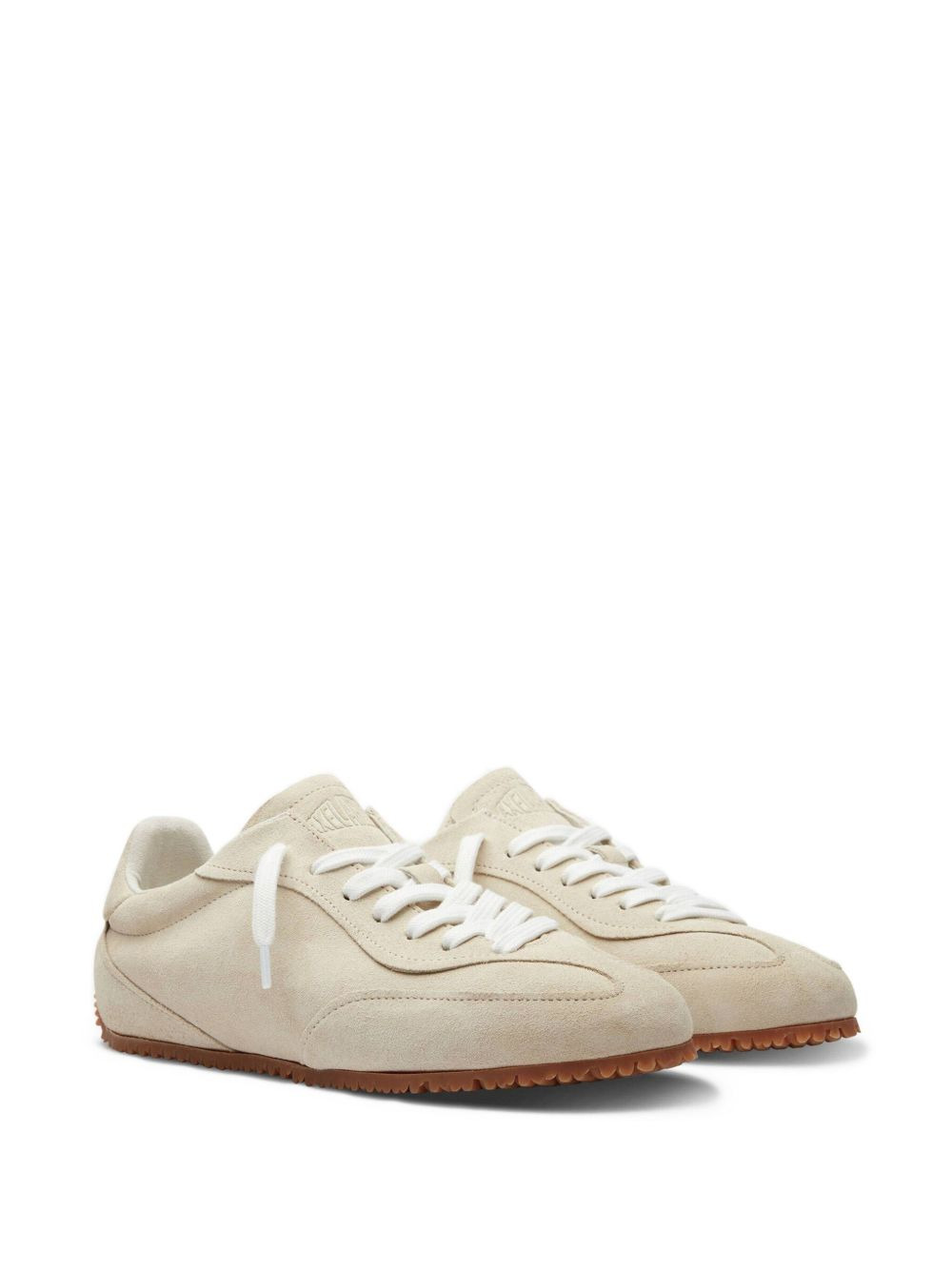 suede lace-up sneakers - 2