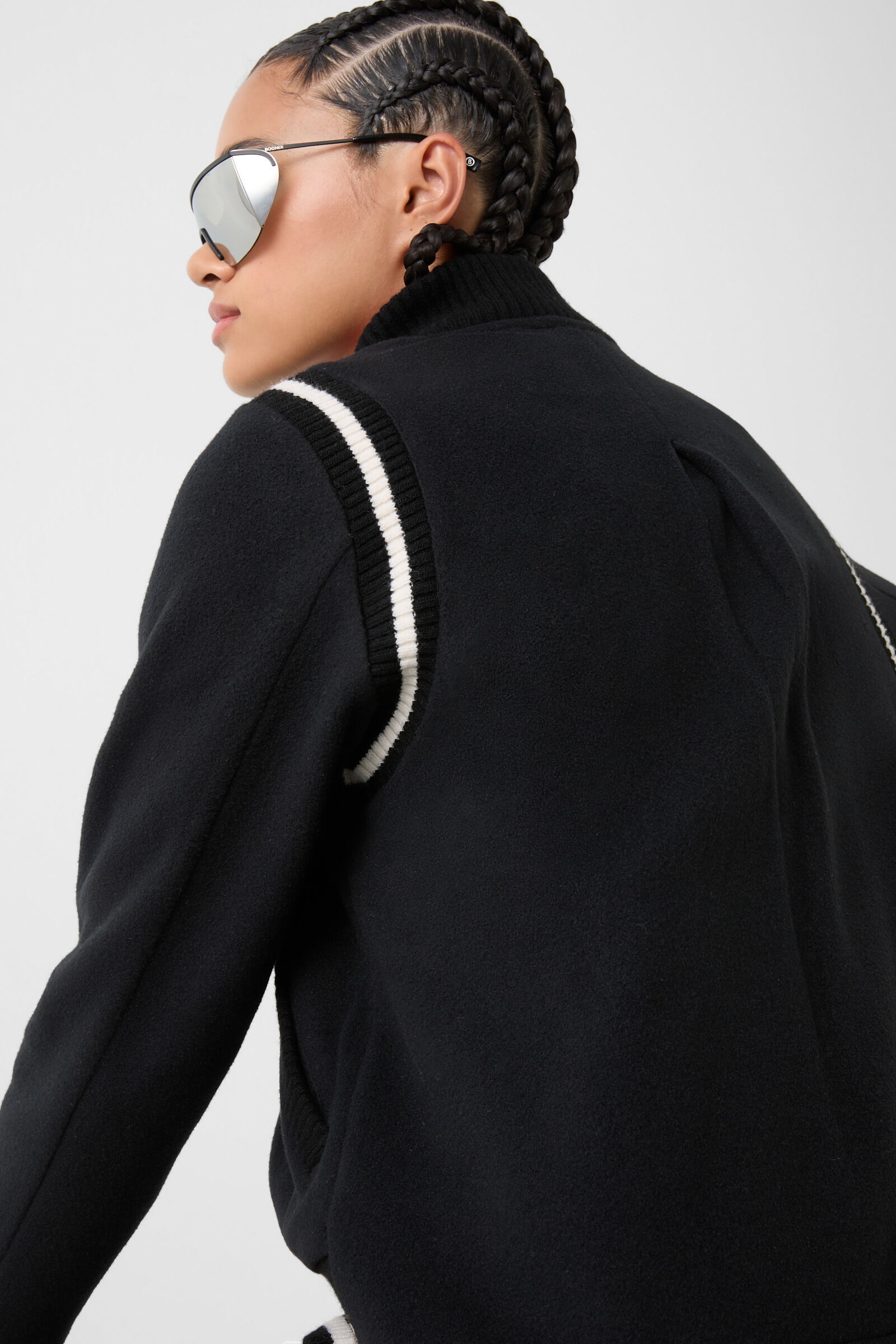 Anina Fleece jacket in Black - 6