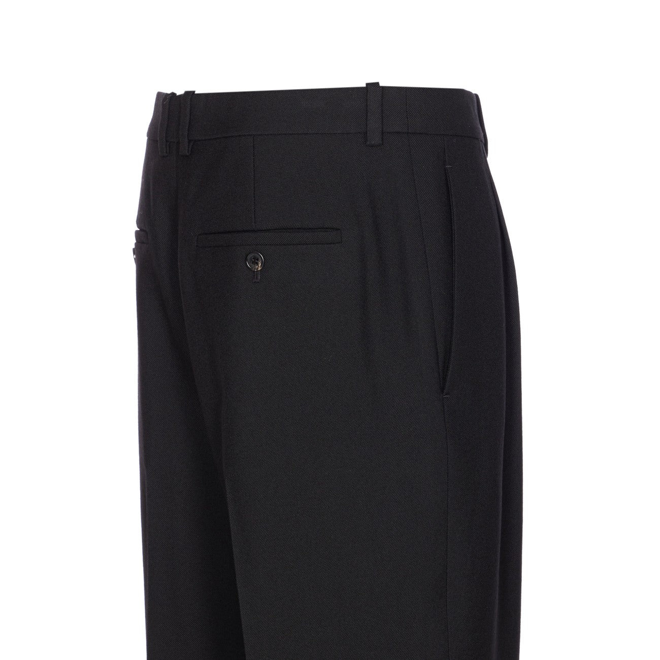 Saint Laurent Women Pleated Pants - 3
