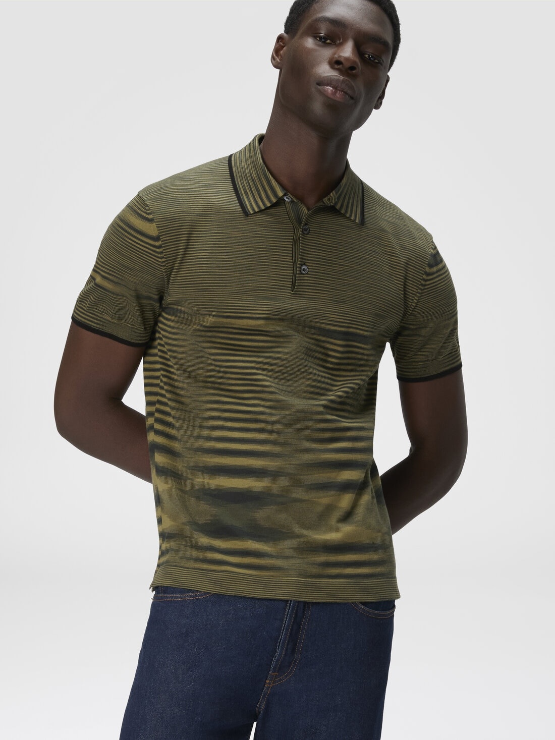 Slub cotton polo shirt - 4