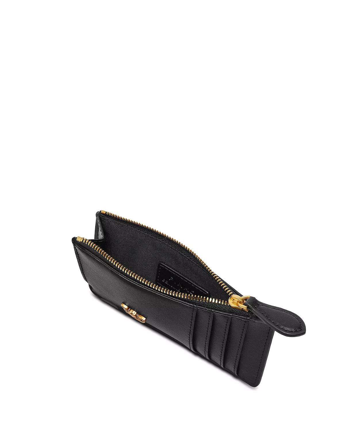 Airone Black Leather Cardholder - 2