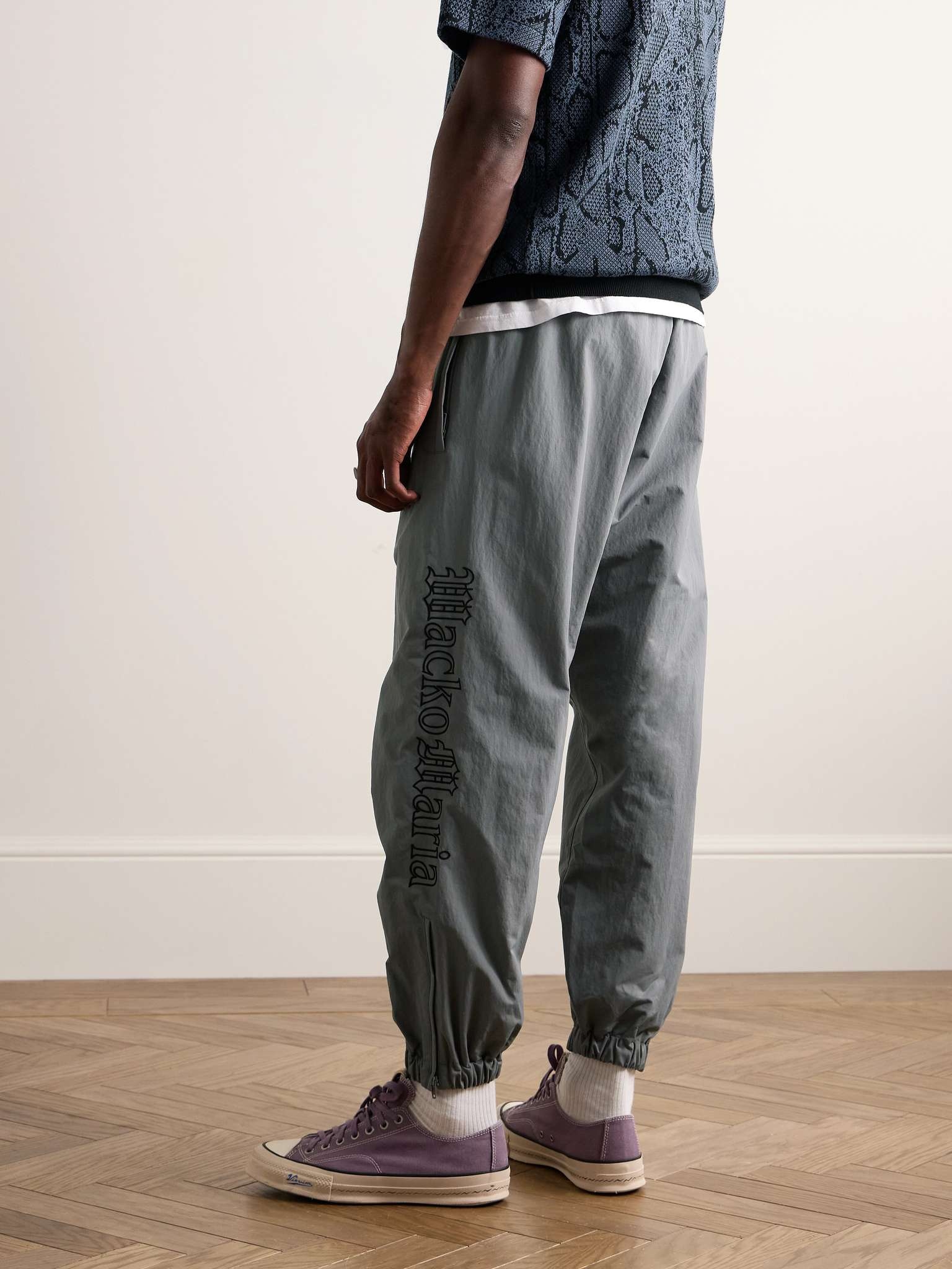 WACKO MARIA Black NECKFACE Edition Graphic Lounge Pants | ssense |  REVERSIBLE