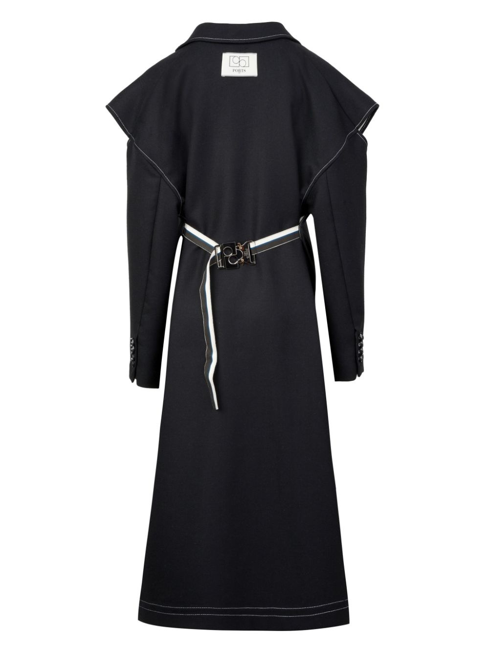 single-breasted trench coat - 4