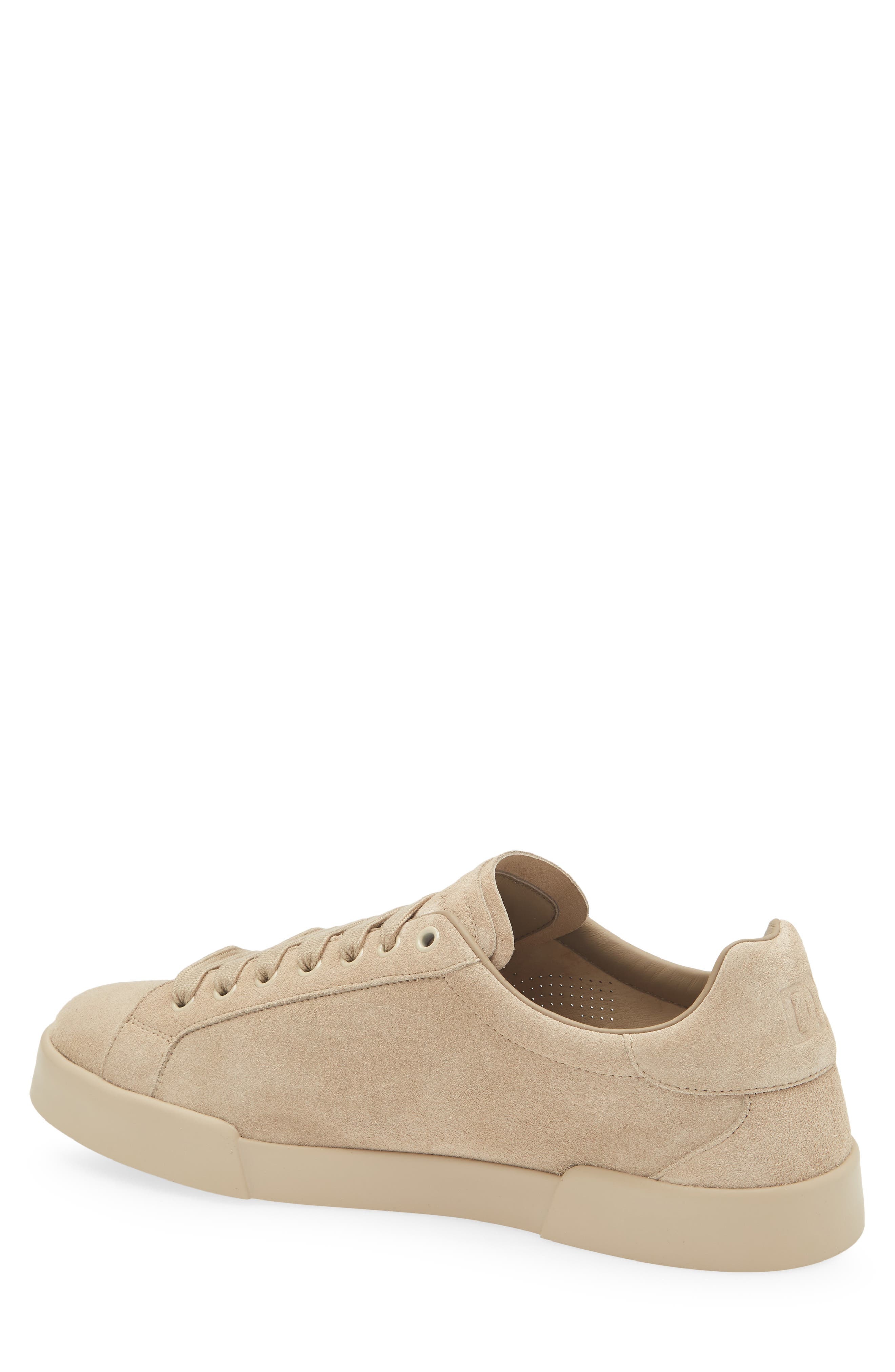 Dolce&Gabbana Perforated Logo Low Top Sneaker in 80703-Sabbia at Nordstrom - 2