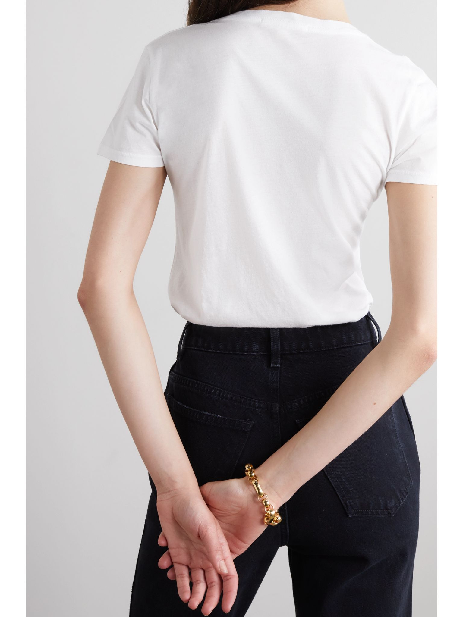 Carol cotton-jersey T-shirt White - 4