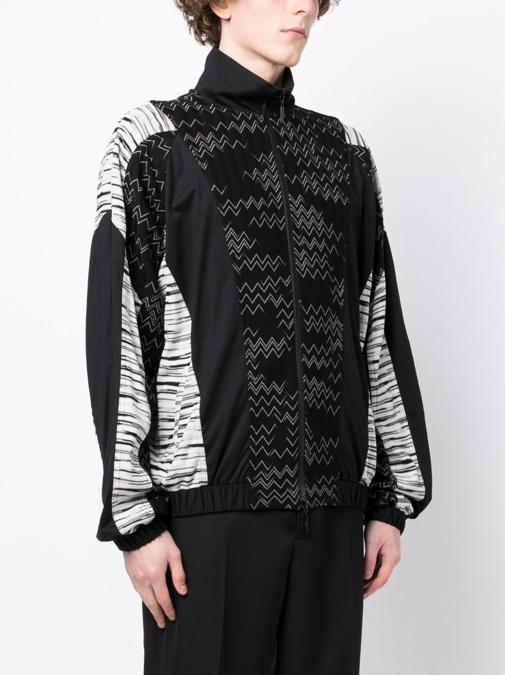 Zig Zag zip-up jacket - 3