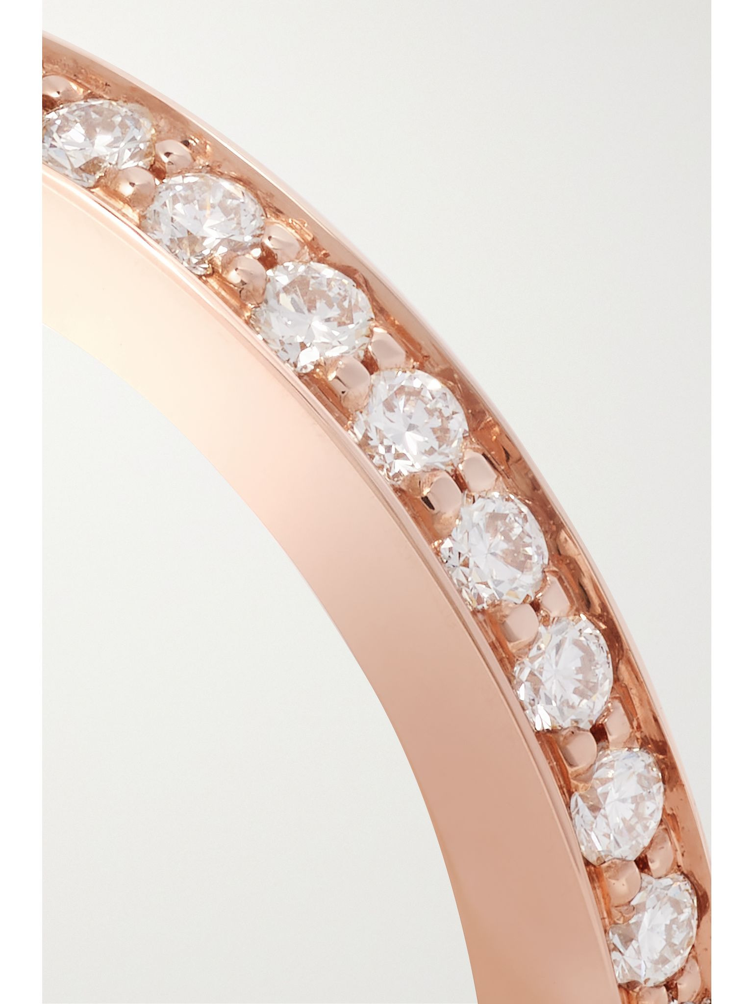Antifer 18-karat rose gold diamond single earring Gold - 5