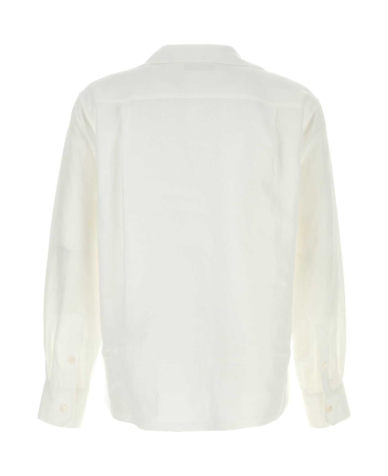 White Linen Shirt - 2