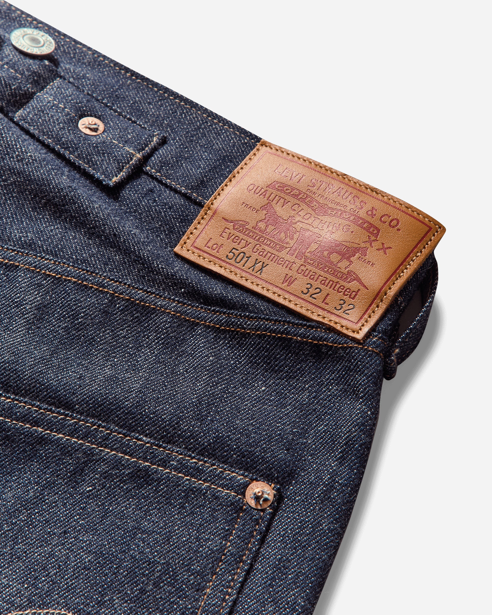 Men's 1947 501 Jeans Flat Finish Dark Indigo - 4