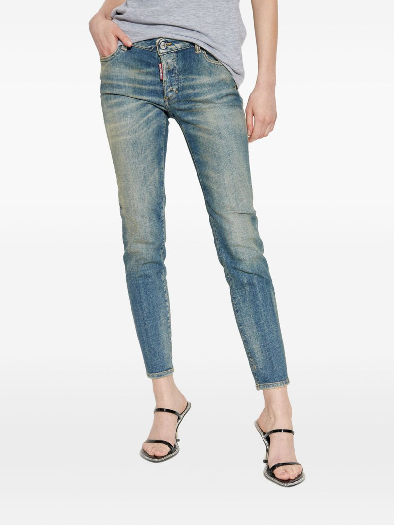 faded-effect jeans 3