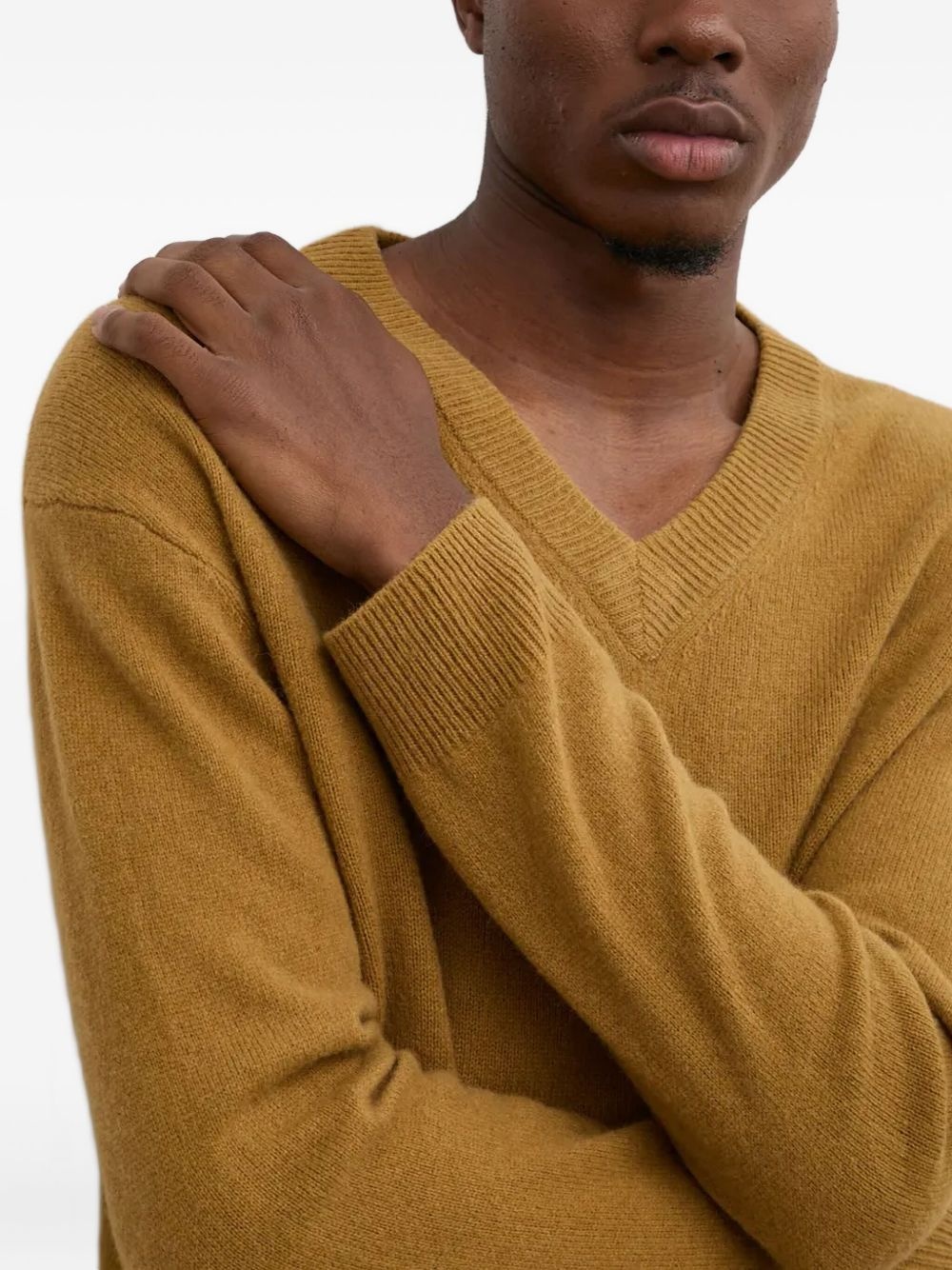 v-neck sweater - 2