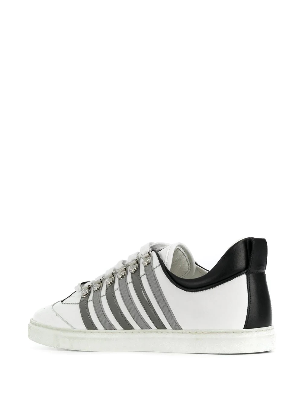 lace-up low top sneakers - 3