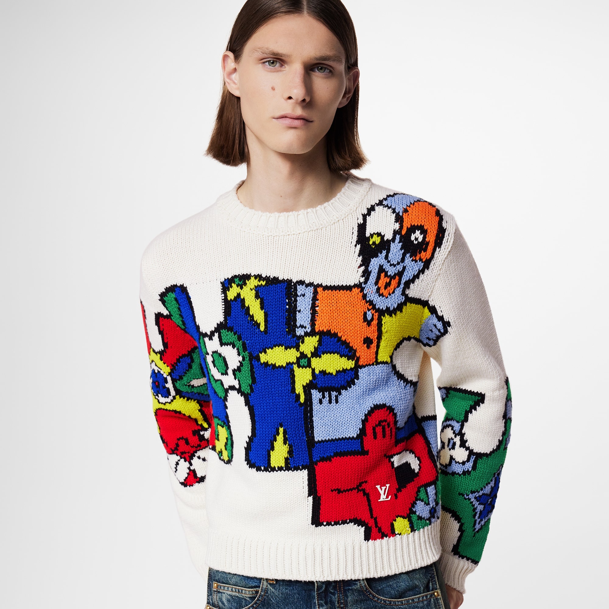 LV Puzzle Jacquard Crewneck - 4