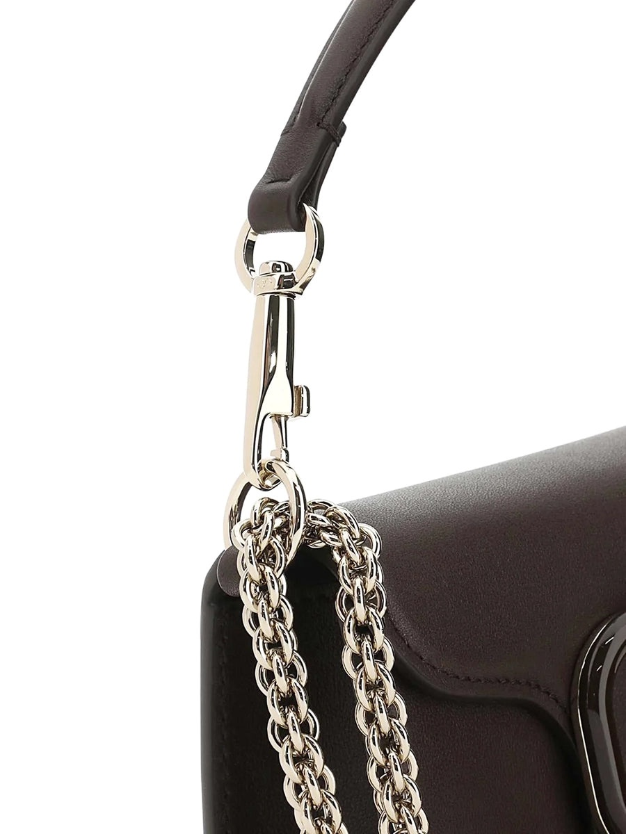 Loco Calfskin Shoulder Bag in Fondant - 3