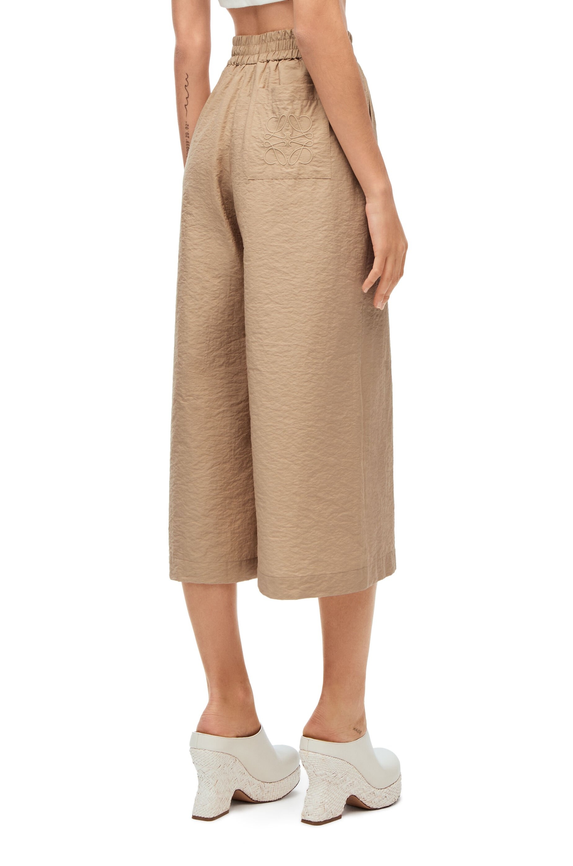Cropped trousers in cotton - 4