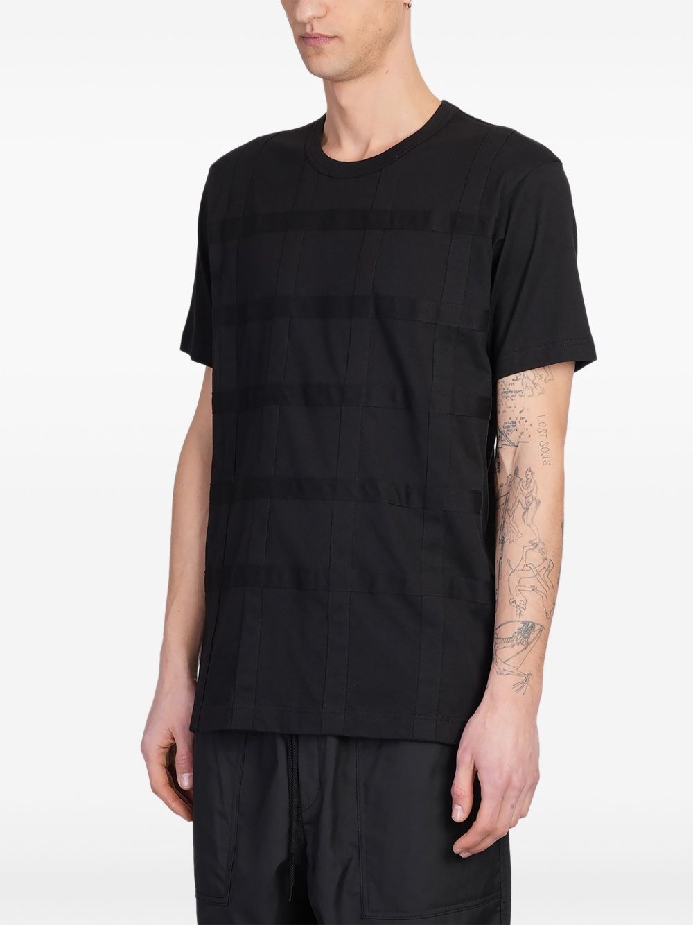 textured-finish T-shirt - 3