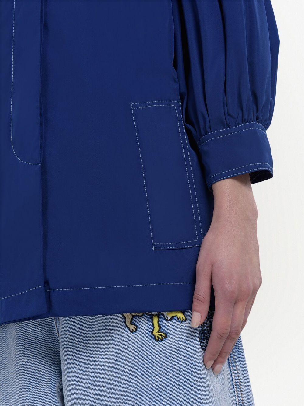 logo-embroidered jacket - 5