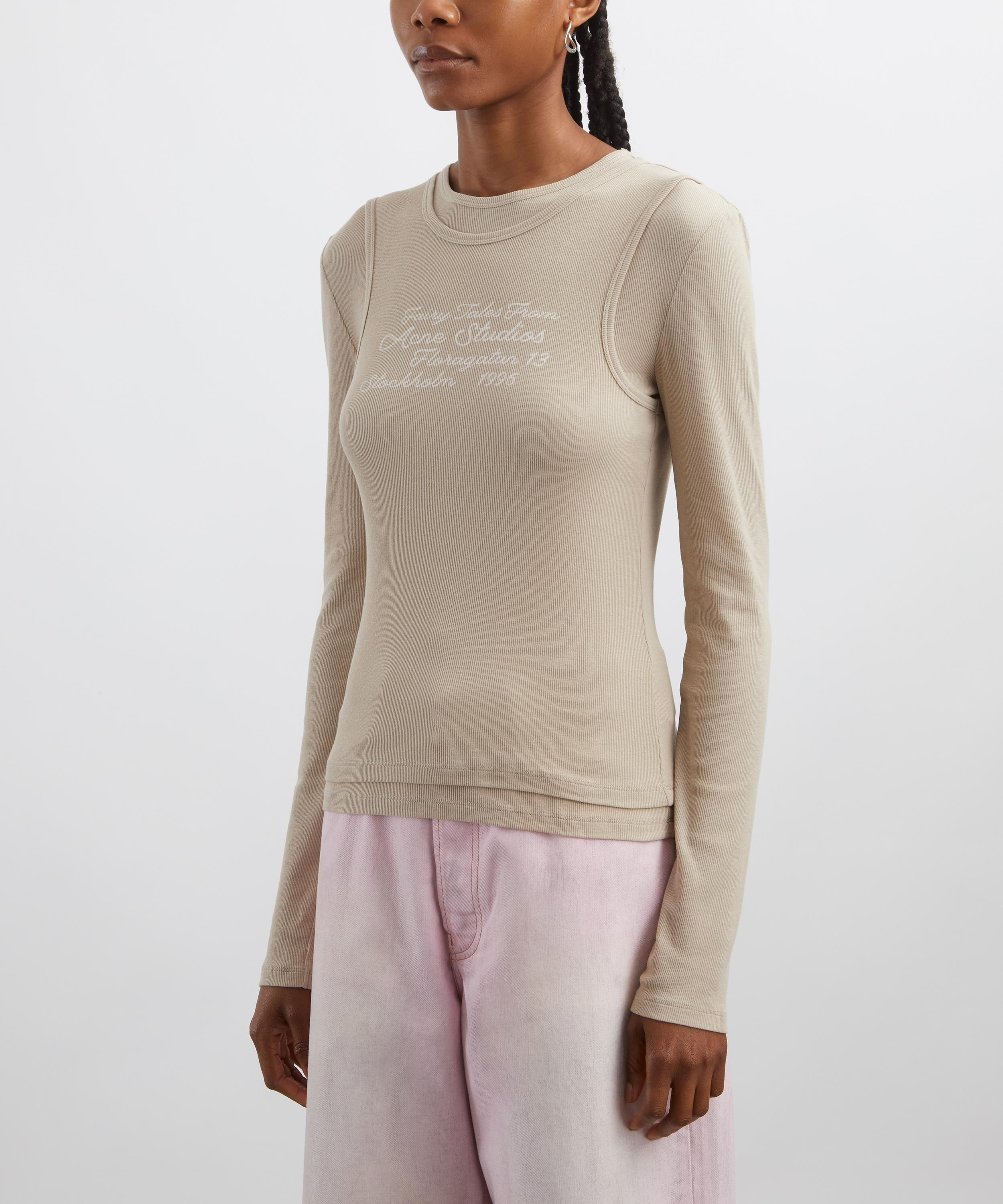 Layered Long-Sleeve T-Shirt - 3
